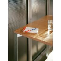 +Halle Grid-bord 80x160 Eik/ Sort