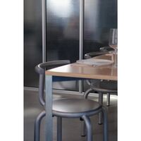 +Halle Grid-bord 80x160 Eik/ Sort