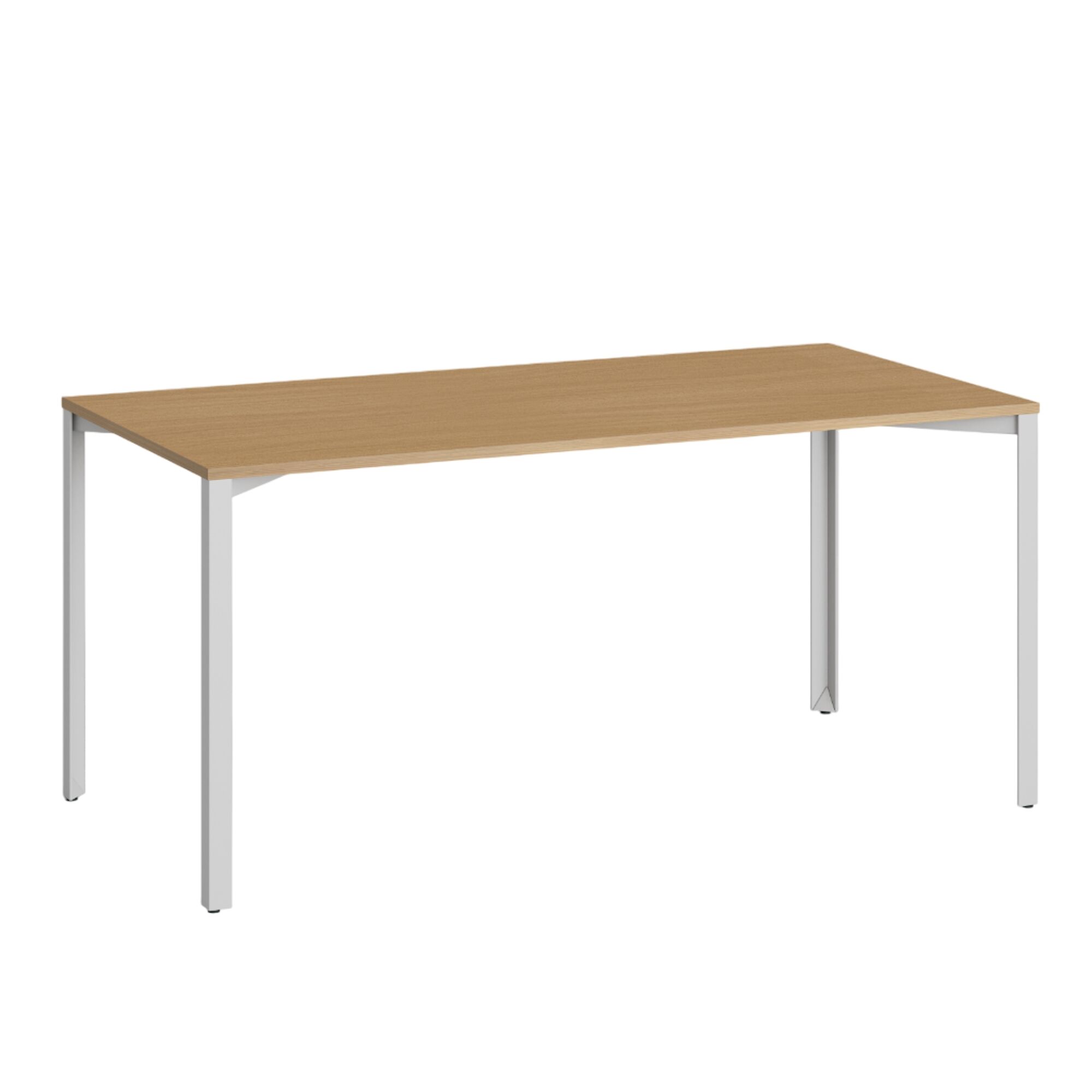 +Halle Grid-bord 80x160 Eik/ Lysegrå