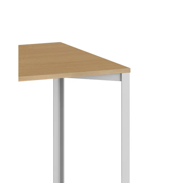 +Halle Grid Tisch 80x160 Eiche/ Hellgrau