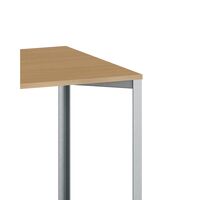 +Halle Grid Tisch 80x160 Eiche/ Blau