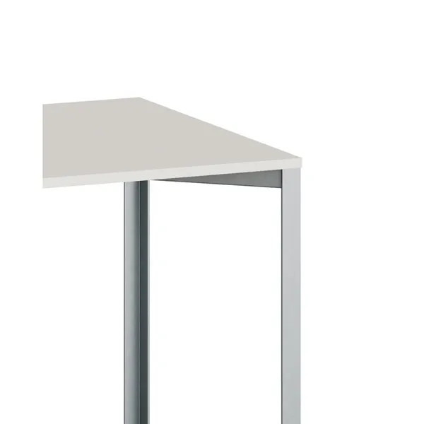 Mesa +Halle Grid 80x160 Algodón Blanco/ Azul Zinc