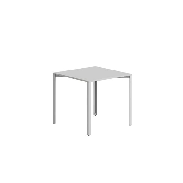 +Halle Grid Tisch 80x80 Hellgrau