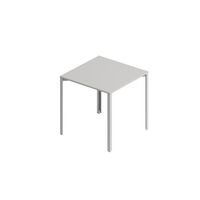 +Table Halle Grid 80x80 Gris Clair