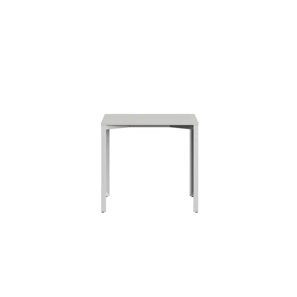 +Table Halle Grid 80x80 Gris Clair