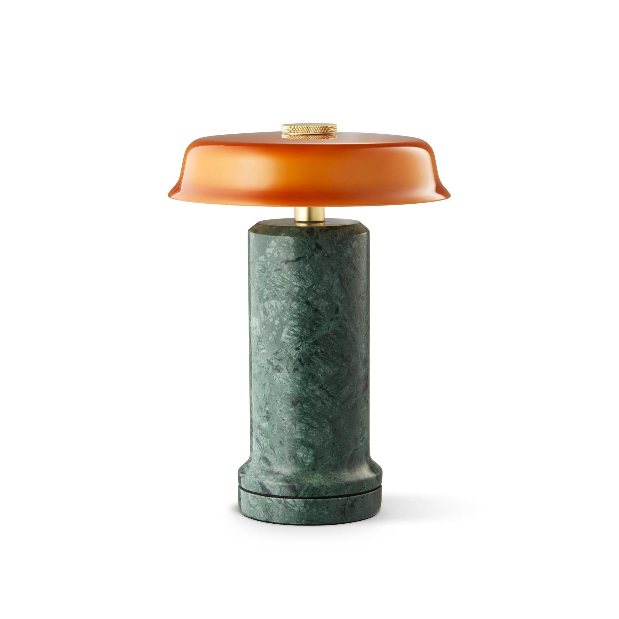 Lampe Portable Trip No. 2 , Marbre Mousse/ Ambre