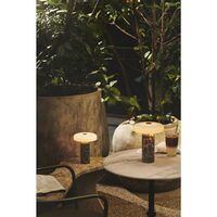 Trip No. 2 Portable Lamp Moss Marble/ Amber