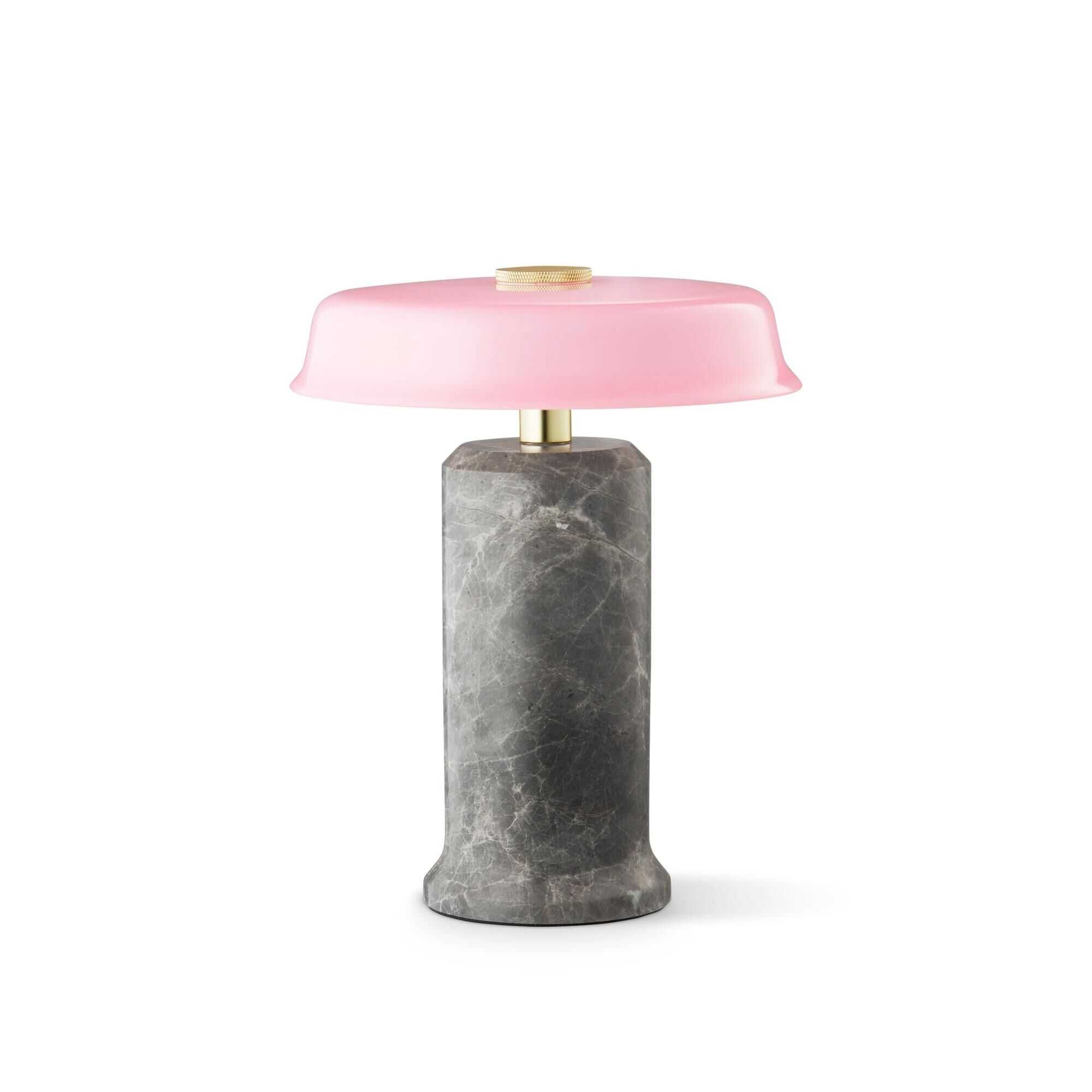 Trip No. 2 Bærbar Lampe Sølv Marmor/Rosa