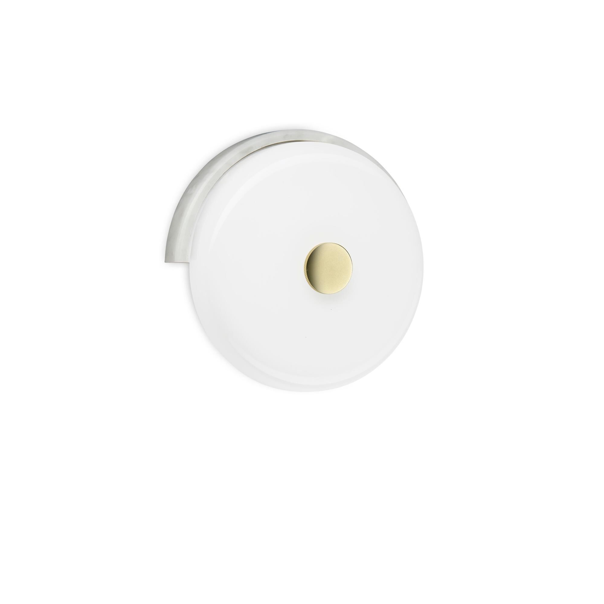Trip V&auml;gglampa Carrara Marmor/Glansande Opal