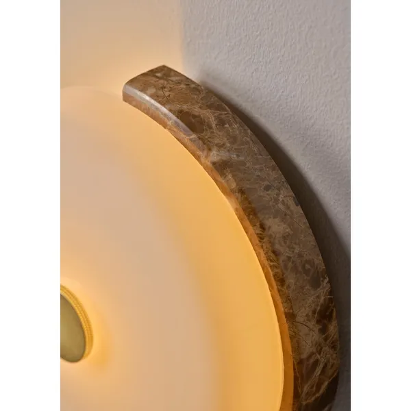 Trip Wall Lamp Dark Emperador Marble/Glossy Opal