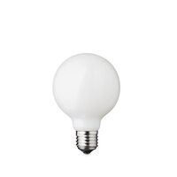 Globe E27 Bulb Ø8 Milky