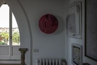 Anoor Wall/ Ceiling Light Red PUSH