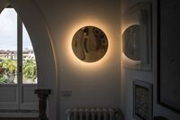 Anoor Wall/ Ceiling Light Champagne PUSH