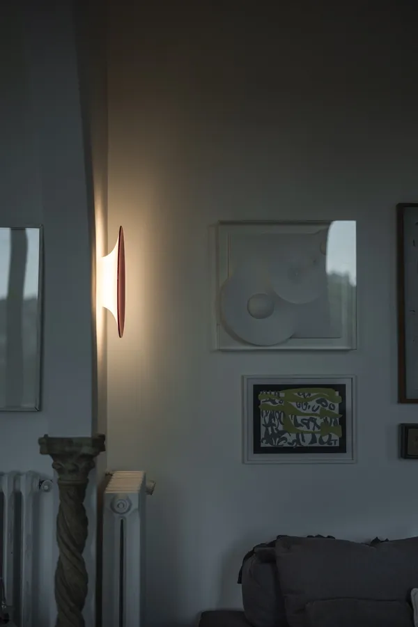 Anoor Wall/ Ceiling Light Champagne PUSH