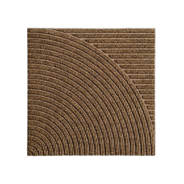 Felpudo Horizontal y Circular Color Beige Beige