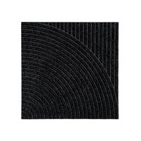 Vertical & Circular Doormat Zen Black
