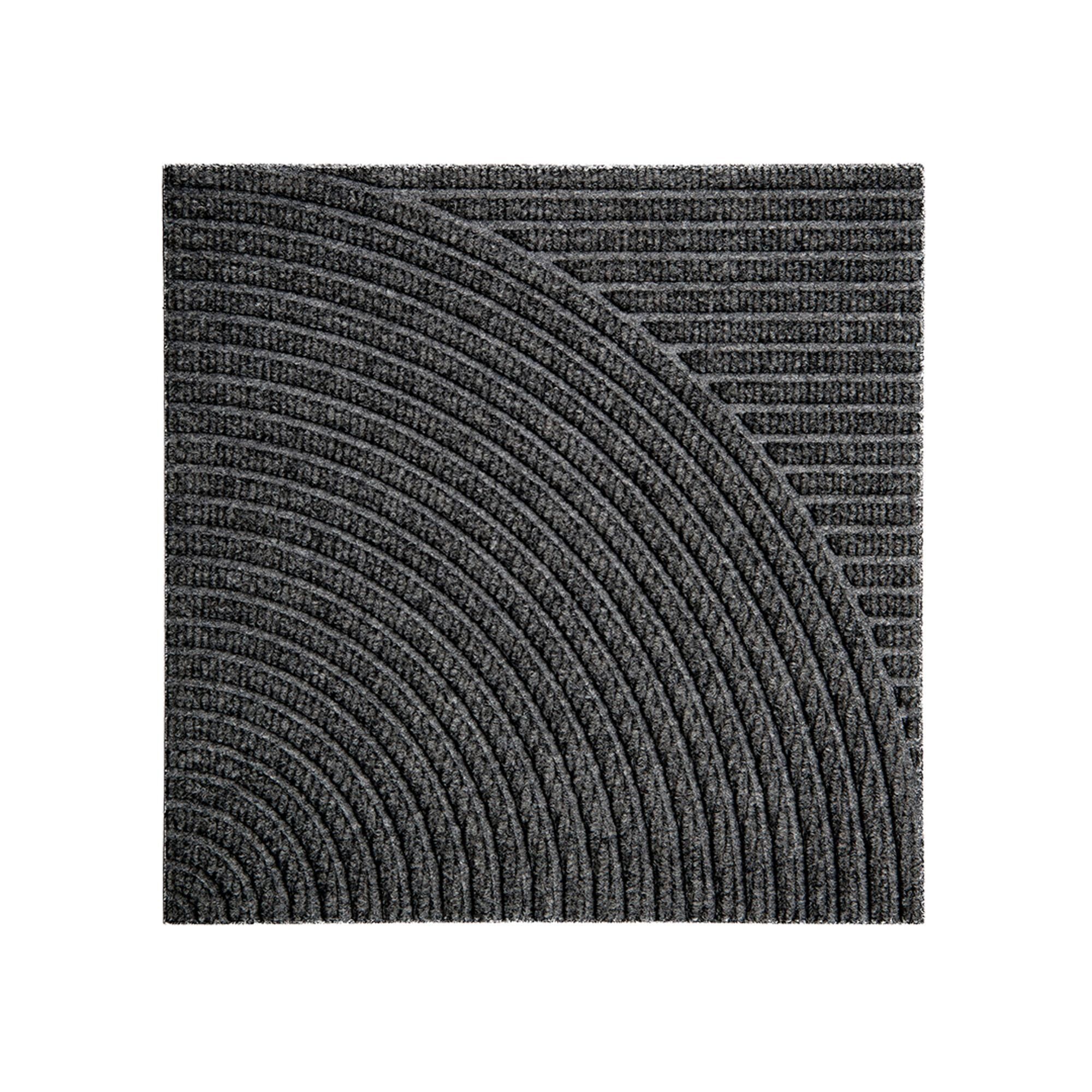 Paillasson horizontal et circulaire Zen Grey