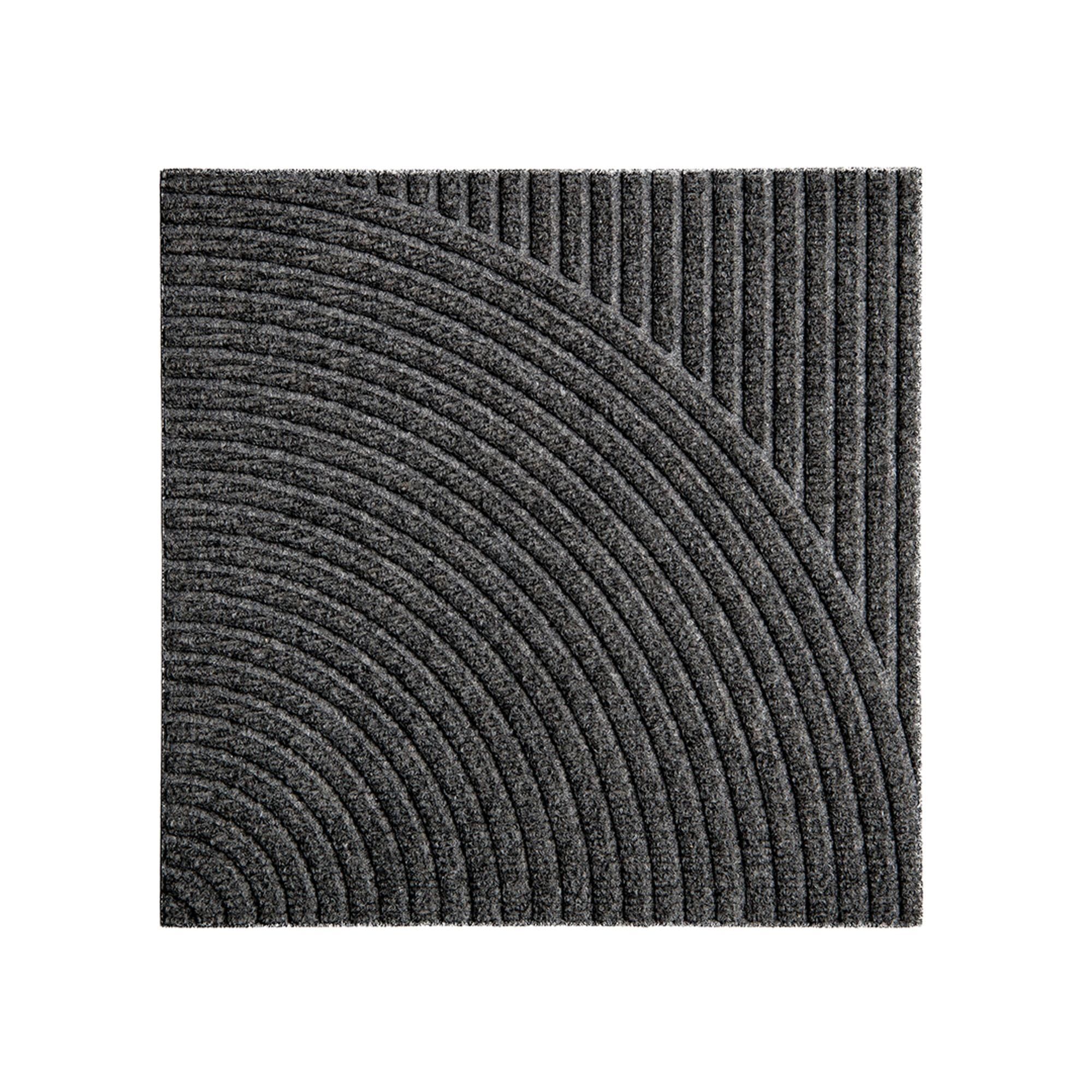 Tapis de Porte Vertical et Circulaire Zen Grey