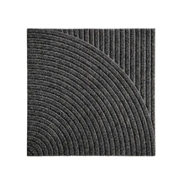Vertical & Circular Doormat Zen Grey