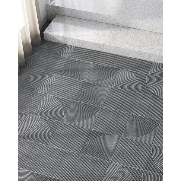 Vertical & Circular Doormat Zen Grey
