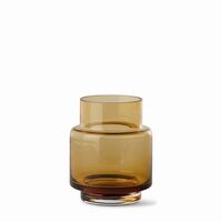 Hurricane No. 53 Vase/Candlestick Amber