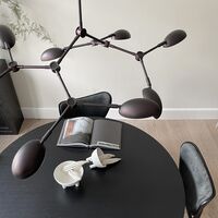 Drop Hanglamp Mini Burnt Zwart