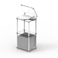 Turntable Table Stand Record Player White