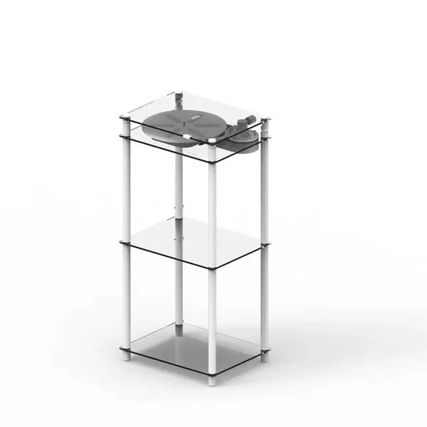 Turntable Table Stand Record Player White