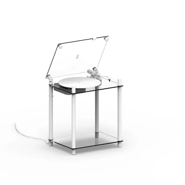 Turntable Table Stand Record Player White