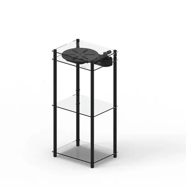 Turntable Table Stand Record Player Black