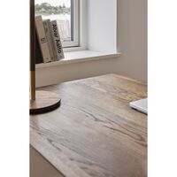 Salon Extendable Table 90x190-290 cm Smoked Oak