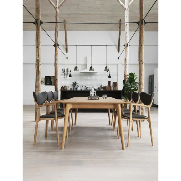 Salon Extendable Table 100x220-320 cm Soap-treated Oak