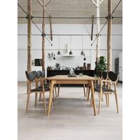 Salon Extendable Table 100x220-320 cm Soap-treated Oak