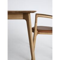 Salon Extendable Table 100x220-320 cm Soap-treated Oak