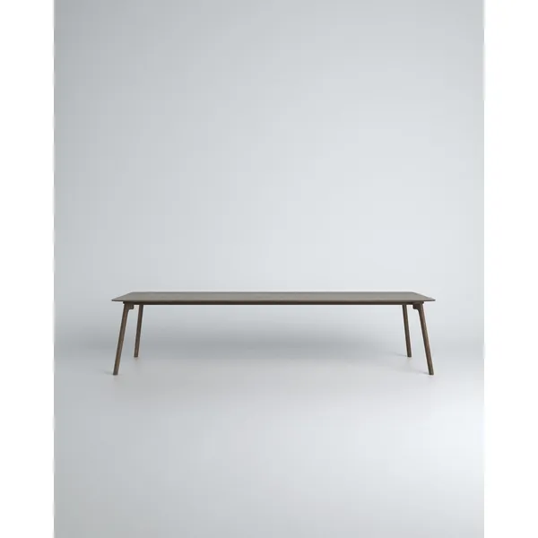 Salon Extendable Table 100x220-320 cm Smoked Oak