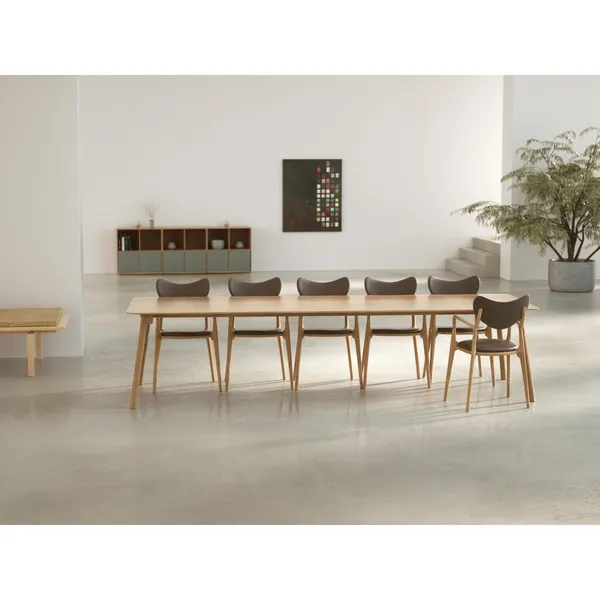 Salon Extendable Table 100x220-320 cm Smoked Oak