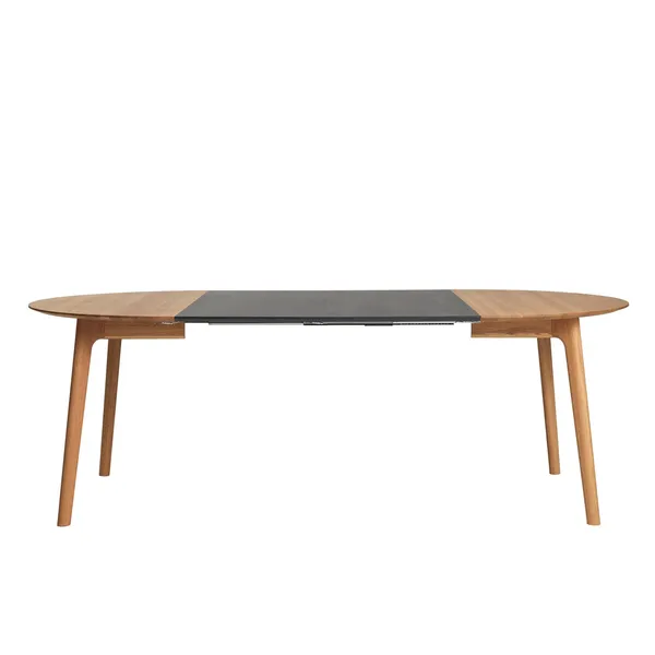 Salon Uitschuifbare Tafel Ø120 Geolied Eiken