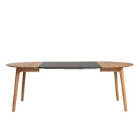 Salon Uitschuifbare Tafel Ø120 Geolied Eiken