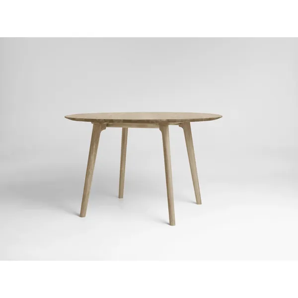 Salon Extendable Table Ø120 Soap-treated Oak