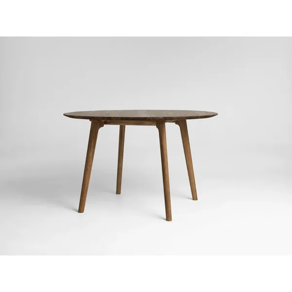 Salon Extendable Table Ø120 Smoked Oak