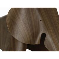 Eames Elephant Stool Helder Gelakt Walnoot