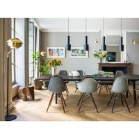 Eames Elephant Stool Helder Gelakt Walnoot