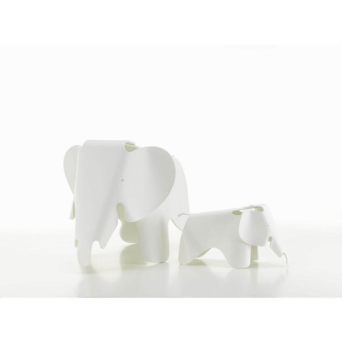 Eames Elephant RE Hocker Klein Weiß
