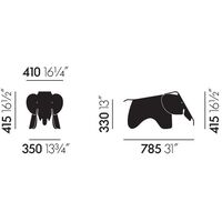 Eames Elephant RE -jakkara, Canary