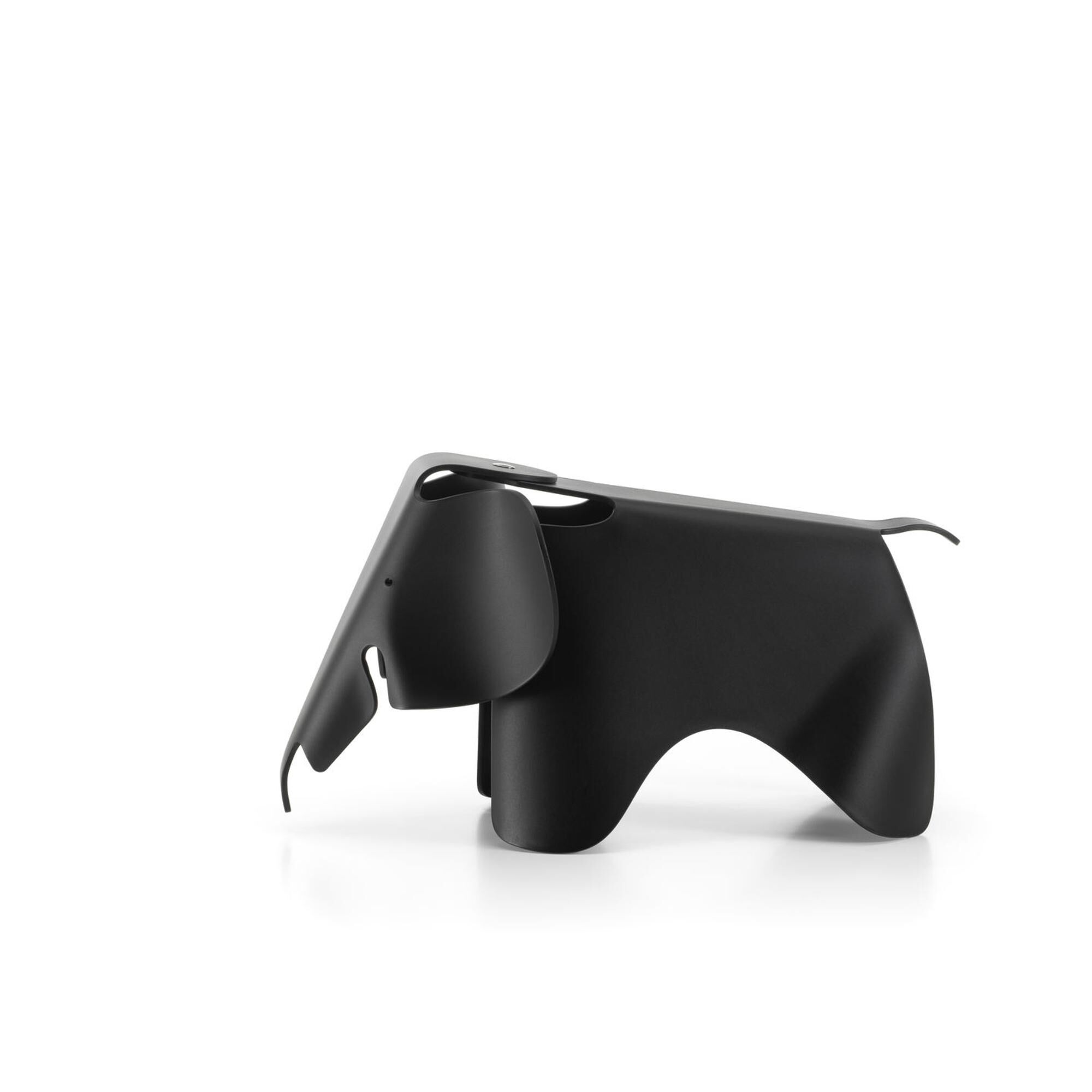 Eames Elephant RE Taburet Dyb Sort