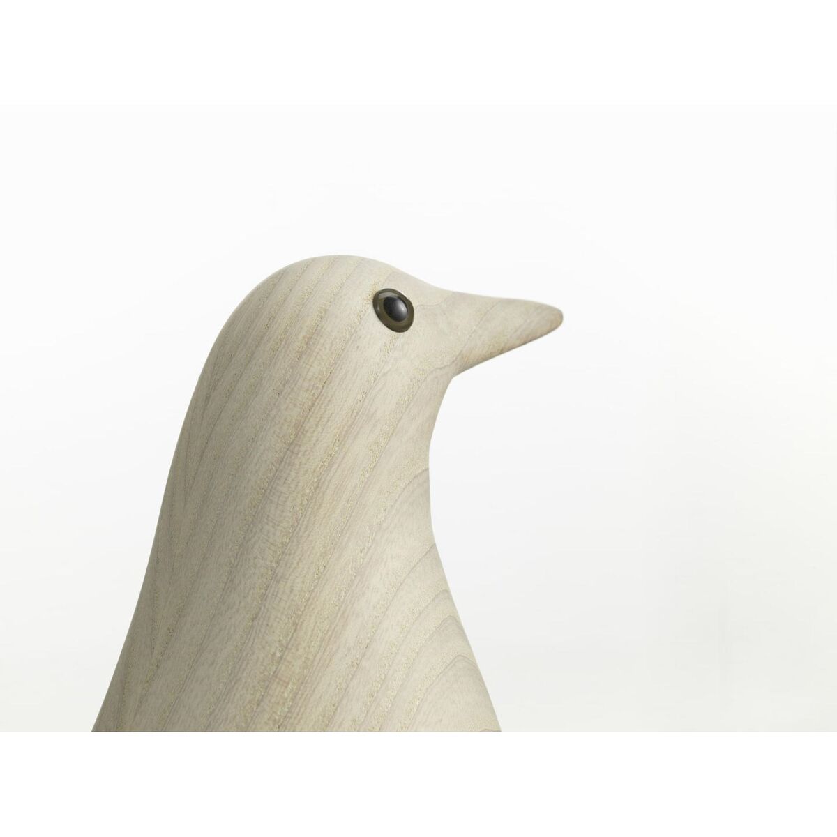 Sculpture d'oiseau Eames House en frêne/blanc coton