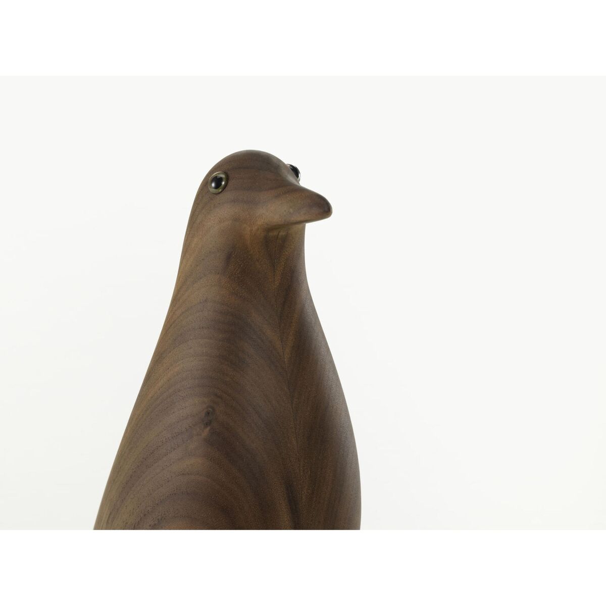 Eames House Bird Skulptur Dunkler Walnuss