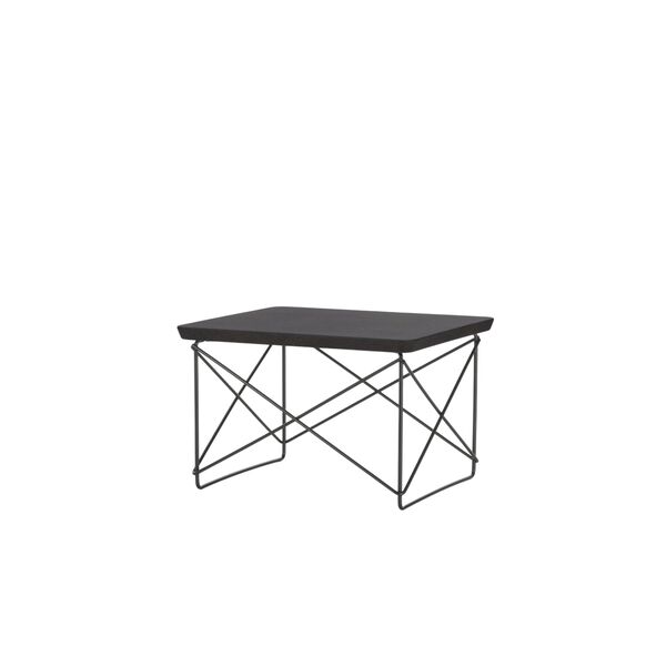 Occasional Table LTR Bedside Table/Side Table Dark Oak/ Black