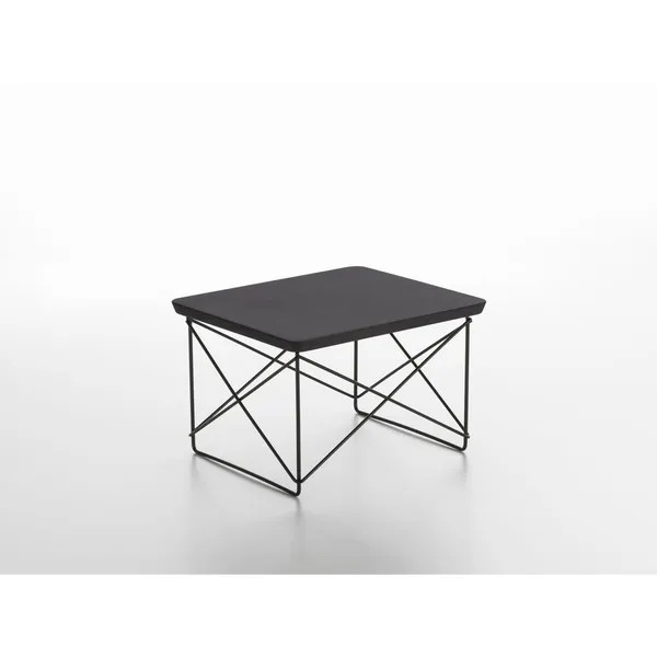 Occasional Table LTR Bedside Table/Side Table Dark Oak/ Black