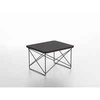 Occasional Table LTR Bedside Table/Side Table Dark Oak/ Black